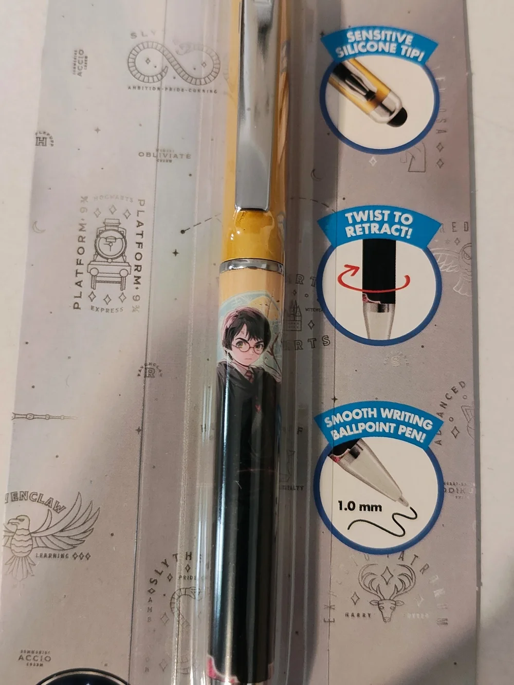 Harry Potter Chibi Character Notebook/Pencil Pouch Set & Stylus Pen